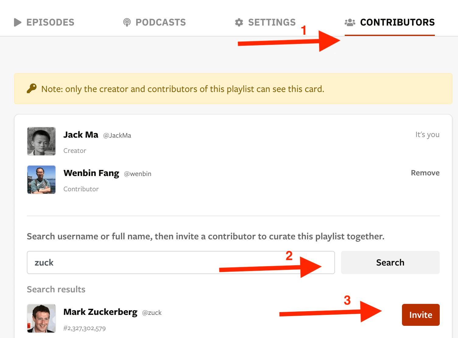 How to add a contributor